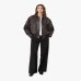 Женская куртка Max Mara Weekend Gigante кожа коричневая 2615441061002