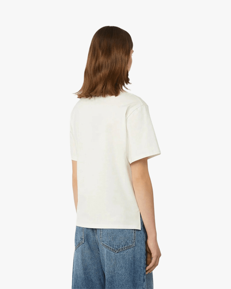 Жіноча футболка Max Mara Weekend West з принтом білий 26159710416006