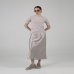 Жіноча спідниця Max Mara Alessio сатинова, сірий 2616101017017
