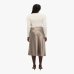 Женская юбка Max Mara Alessio сатиновая, серый 2616101017017