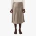 Женская юбка Max Mara Alessio сатиновая, серый 2616101017017