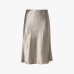 Женская юбка Max Mara Alessio сатиновая, серый 2616101017017