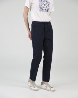 Женские брюки Max Mara хлопок синий 2616131027003
