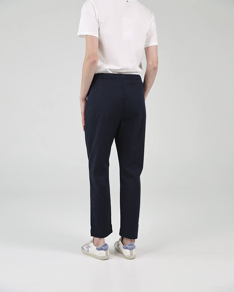 Женские брюки Max Mara хлопок синий 2616131027003