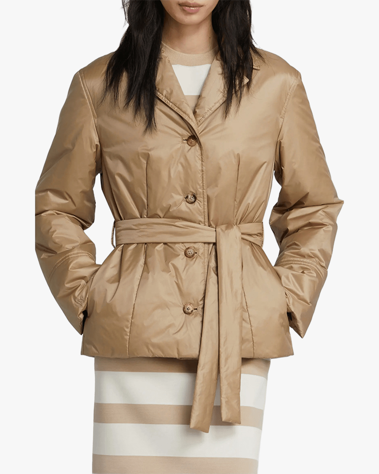 Женская куртка Max Mara Sequoia укороченная бежевый 2616481027022