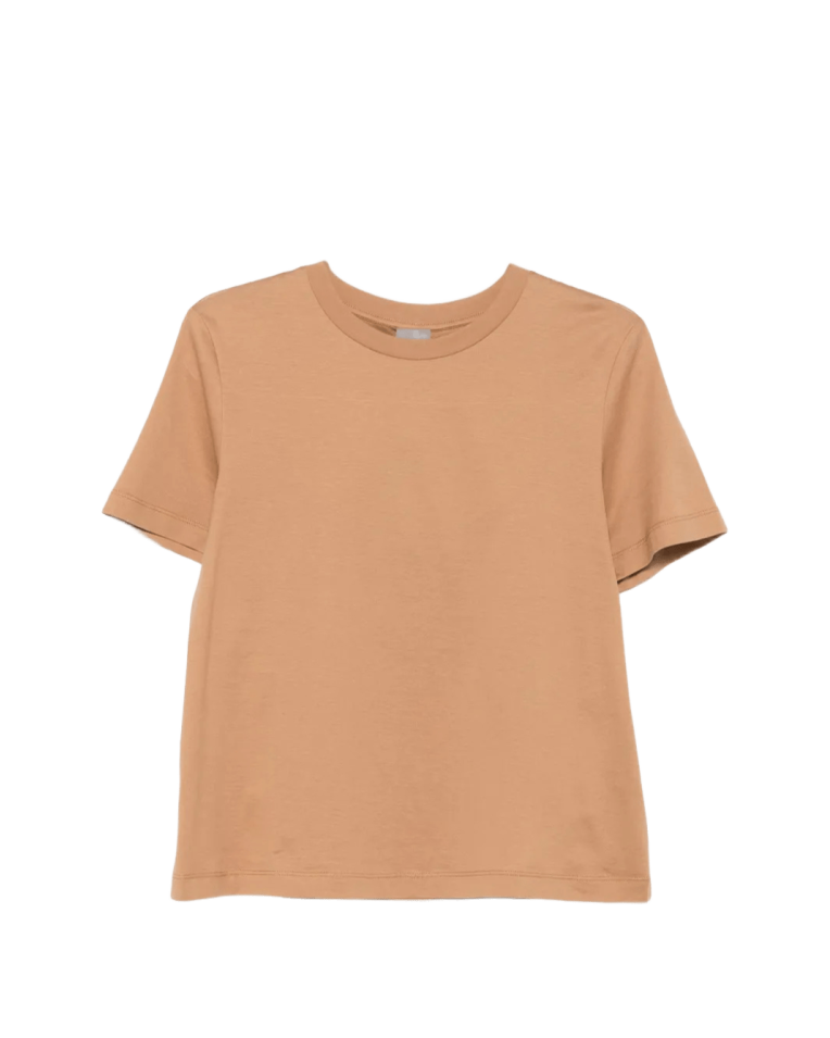 Жіноча футболка Max Mara Licenza бавовна бежева з принтом 2616941108600