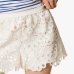 Женский костюм Twinset топ с шортами кружевной, белый 261LM2CJJ 261LM2CCC