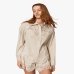 Женский костюм Twinset льняная рубашка c шортами в полоску с кружевом серымй 261LM2FAA 261LM2FDD