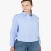 Женская сорочка Max Mara Weekend Nuoro хлопок голубой 2625116091002