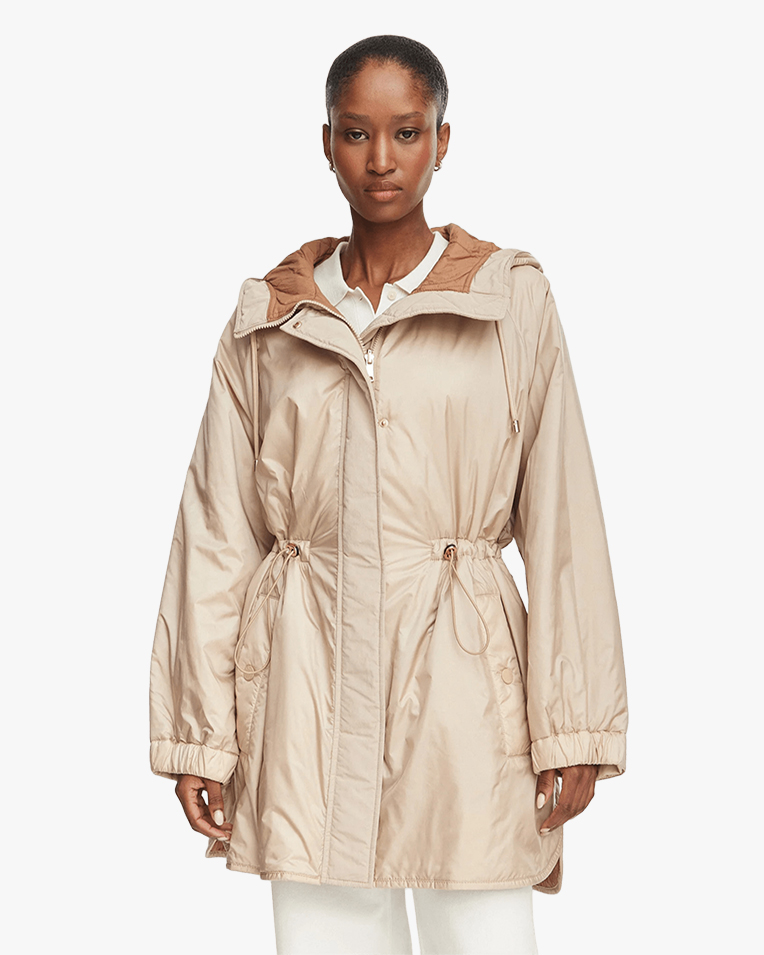 Женская парка Max Mara Weekend Alcamo двусторонняя бежевый 2625496011021