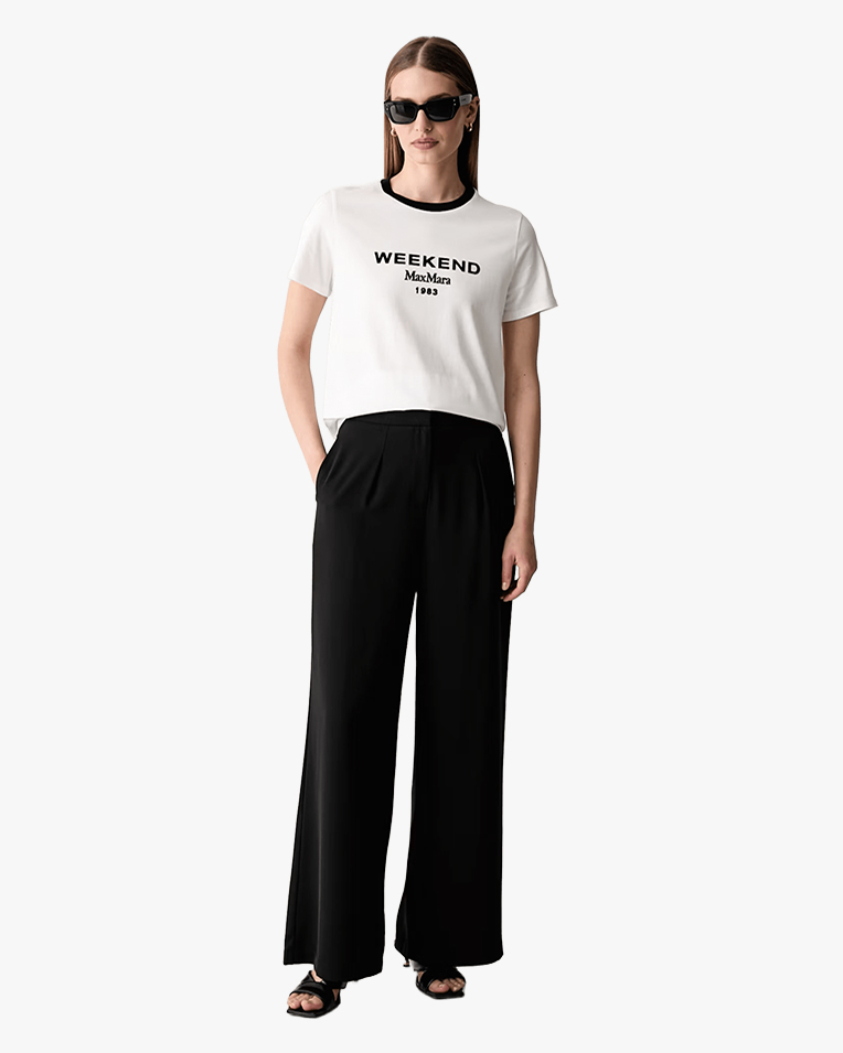Женская футболка Max Mara Weekend Wkdedison хлопок белая 2625976041000