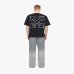 Футболка мужская Off-White хлопок черный с логотипом 44MAA120S26001