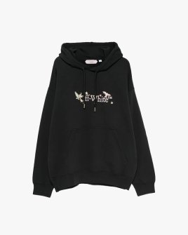 Худи мужское Off-White хлопок черный с принтом 44MBB085Z26F003001