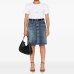 Жіноча футболка Saint Laurent Classic-Fit з логотипом бавовна білий 460876YB2DQ 9000