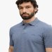 Поло мужское Boss Regular Fit Pallas хлопок голубой меланж 50553564466