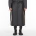 Жіноча спідниця Max Mara Canga  5106092600 шкіряна чорна