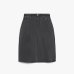 Жіноча спідниця Max Mara Canga  5106092600 шкіряна чорна