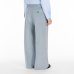 Жіночі оксамитові штани широкі Max Mara Tania бавовна блакитні 5136012600