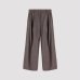 Жіночі штани прямі Max Mara Melodia вовна коричневі в клітинку 5136142600-048