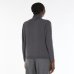 Женский гольф, водолазка Max Mara Kiku с шелка и шерсти серый 5366022600-006
