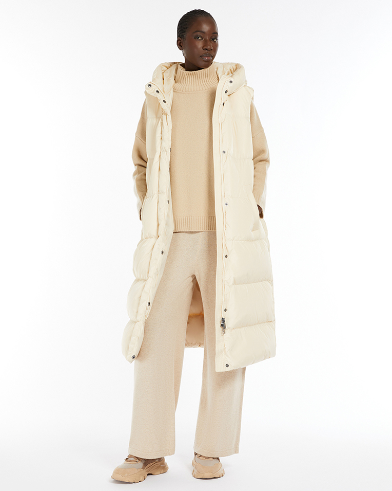 Жіночий светр Max Mara Borgia з вовни молочний 5366082600-04