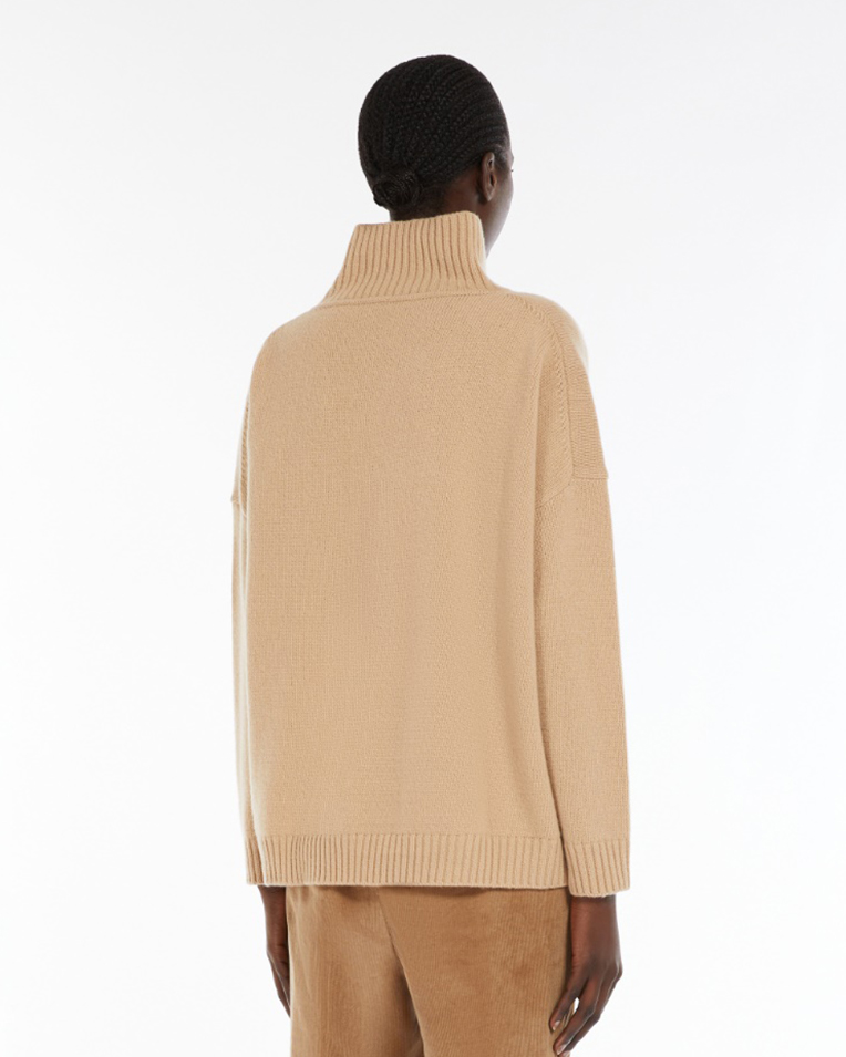 Женский свитер Max Mara Borgia с шерсти бежевый 5366082600-05