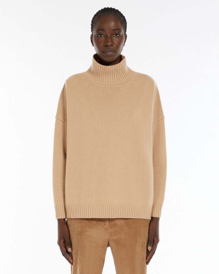 Женский свитер Max Mara Borgia с шерсти бежевый 5366082600-05