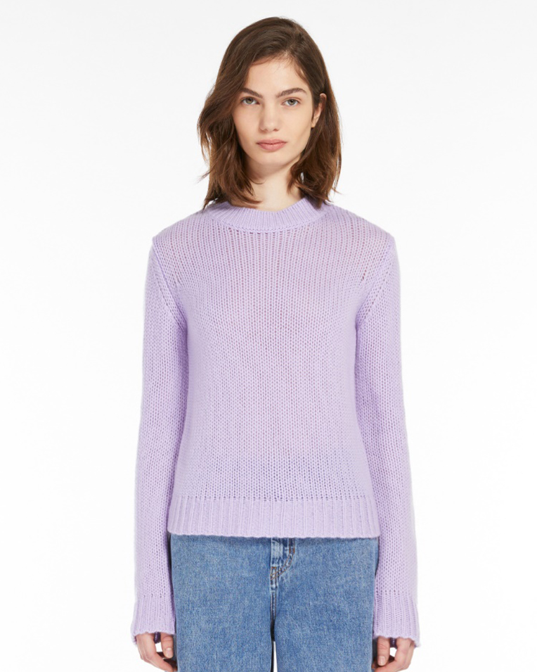 Жіночий светр Max Mara Dalida кашемір ліловий 5366092600