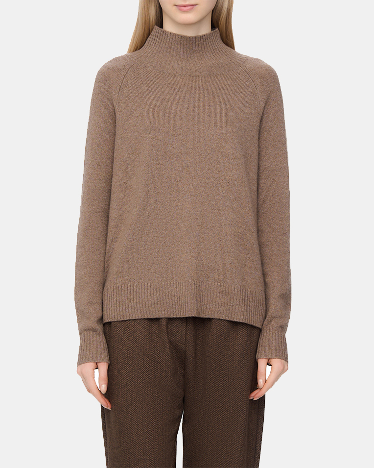 Жіночий светр Max Mara Alcali коричневий кашемір 5366174206-004