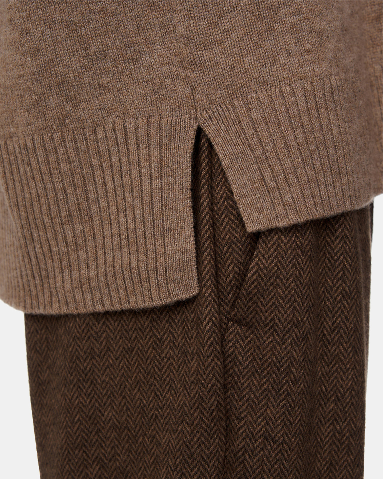 Жіночий светр Max Mara Alcali коричневий кашемір 5366174206-004