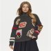 Женский свитер Max Mara Talamo из шерсти с принтом серый  5366212600