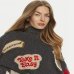 Женский свитер Max Mara Talamo из шерсти с принтом серый  5366212600