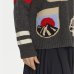 Женский свитер Max Mara Talamo из шерсти с принтом серый  5366212600