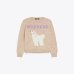Женский свитер Max Mara Ombrosa с принтом бежевый 5366242600-02