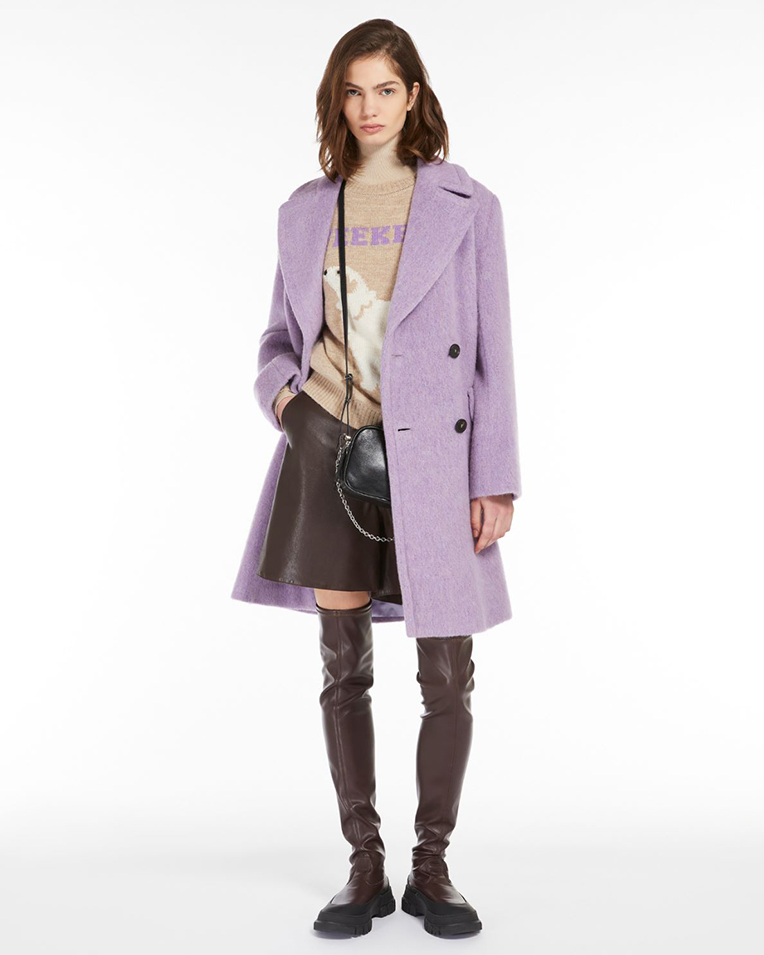 Женский свитер Max Mara Ombrosa с принтом бежевый 5366242600-02