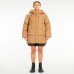 Жіночий пуховик парка Max Mara Newbembo з капюшоном бежевий 5496042600-09