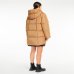 Жіночий пуховик парка Max Mara Newbembo з капюшоном бежевий 5496042600-09