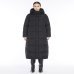 Жіночий пуховик подовжений Max Mara Dolly з капюшоном чорний 5496054206004-dolly