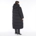 Жіночий пуховик подовжений Max Mara Dolly з капюшоном чорний 5496054206004-dolly