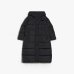 Жіночий пуховик подовжений Max Mara Dolly з капюшоном чорний 5496054206004-dolly