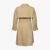 Женский двусторонний тренч Max Mara Weekend Canasta хлопок бежевый 81I-F4U001