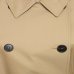 Женский двусторонний тренч Max Mara Weekend Canasta хлопок бежевый 81I-F4U001