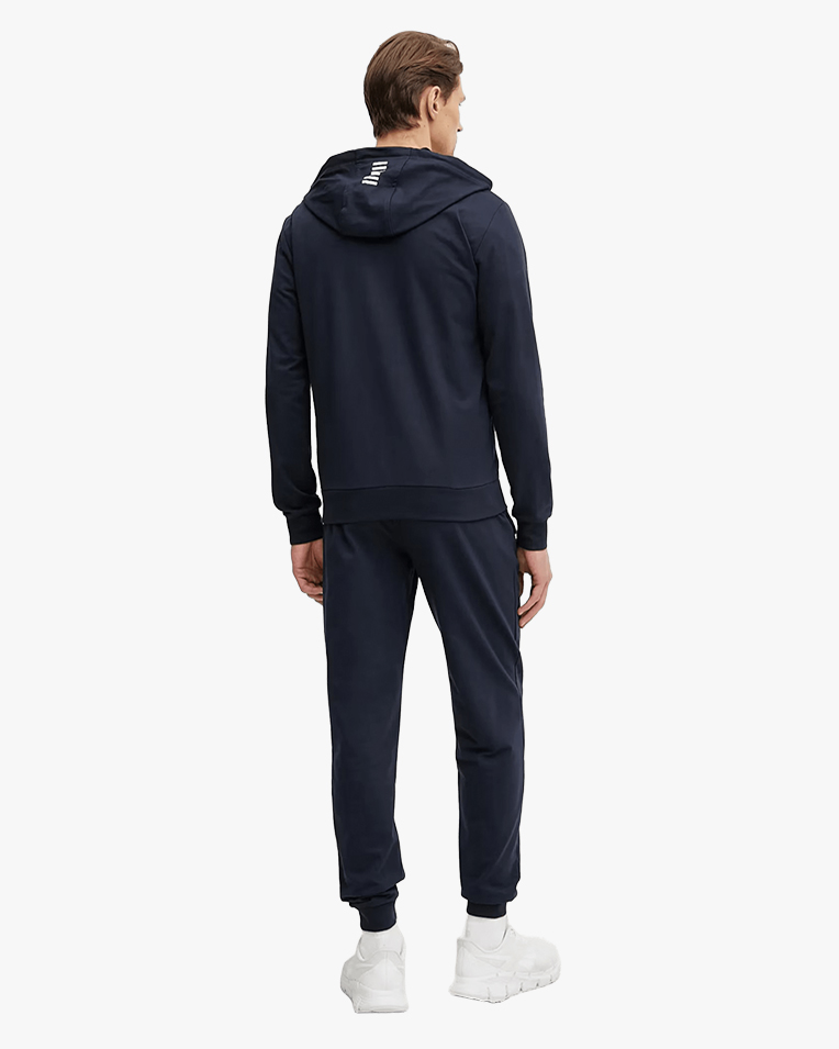 Мужской костюм Emporio Armani свитшот с джогерами темно синий хлопок 8NPV63 PJVRZ1562