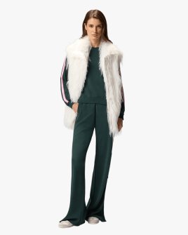Женский костюм Pinko Sporty свитшот с тесьмой и штанами с логотпом зеленый 105391 A2FQX77-105394A2FQX77