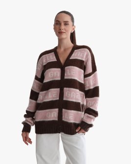 Женский кардиган Gaëlle Paris с шерсти розовый GAABW07124