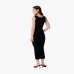 Женская платье Midi Gaëlle Paris хлопок черный GAABW09313