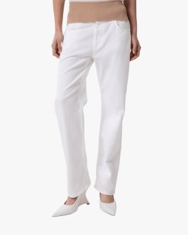 Жіночі джинси Slim Fit Gaëlle Paris бавовна біла GAABW09537