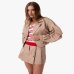 Женский тренч Gaëlle Paris Corto укороченный бежевый хлопок GAABW09700