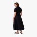Женская платье Midi Gaëlle Paris хлопок черный GAABW09757
