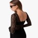 Женский боди Gaëlle Paris кружевное черный GAABW09973